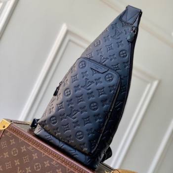 Louis Vuitton Mens Duo Slingbag in Black Monogram Shadow Leather M26730 2025 (KI-251126064)