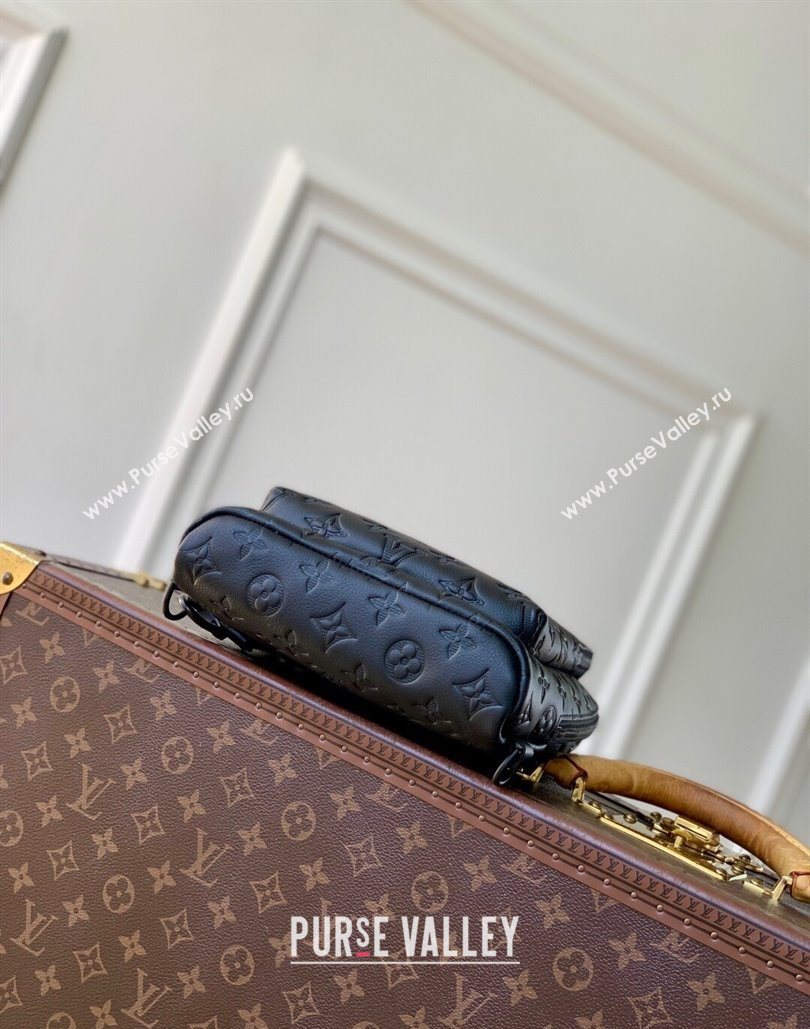 Louis Vuitton Mens Duo Slingbag in Black Monogram Shadow Leather M26730 2025 (KI-251126064)