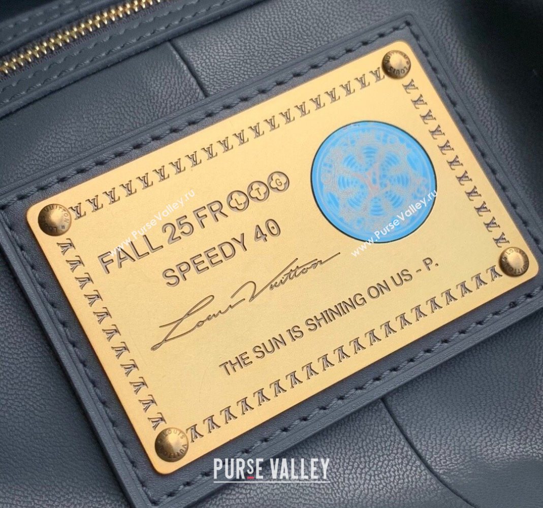 Louis Vuitton Speedy P9 Bandouliere 40 Bag in Grey Suede 2025 M15225 (KI-251126065)