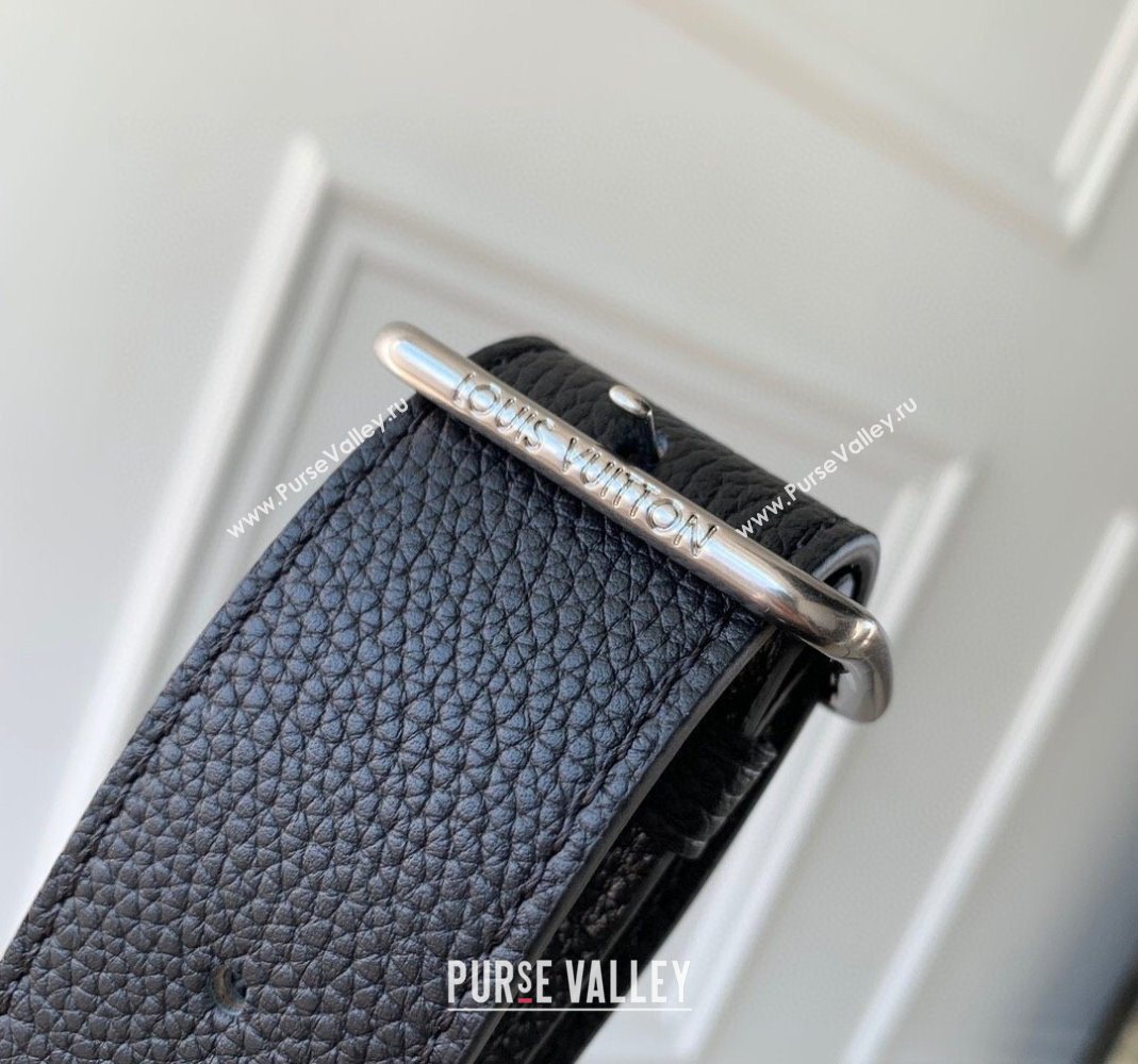 Louis Vuitton Mens Verso Hobo Bag in LV Touch Leather Black 2025 M27022 (KI-251126067)