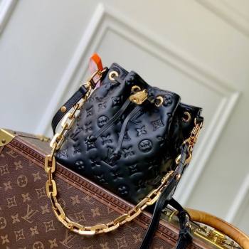Louis Vuitton Coussin Bucket bag in Black Lamb leather 2025 M26216 (KI-251126074)
