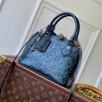 Louis Vuitton Alma BB bag in Shimmery Ink Blue Leather 2025 M26686 (KI-251126076)