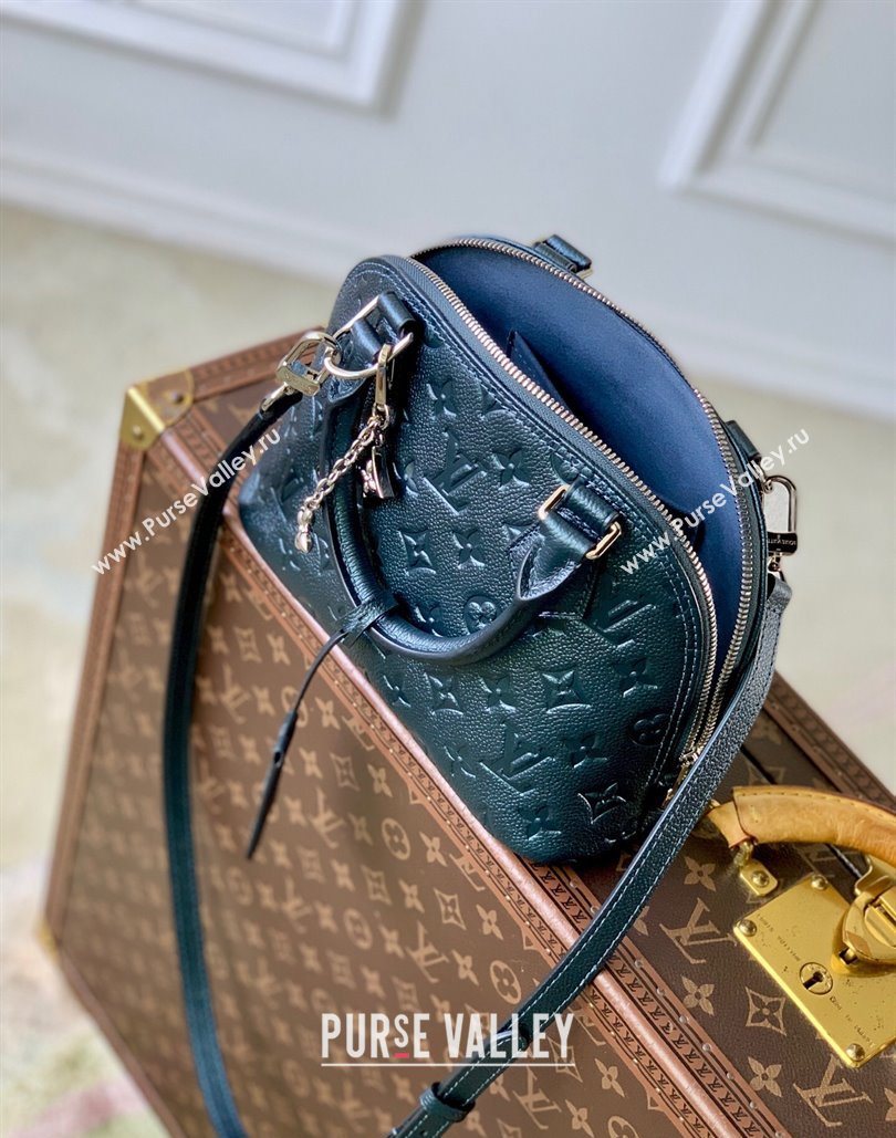 Louis Vuitton Alma BB bag in Shimmery Ink Blue Leather 2025 M26686 (KI-251126076)