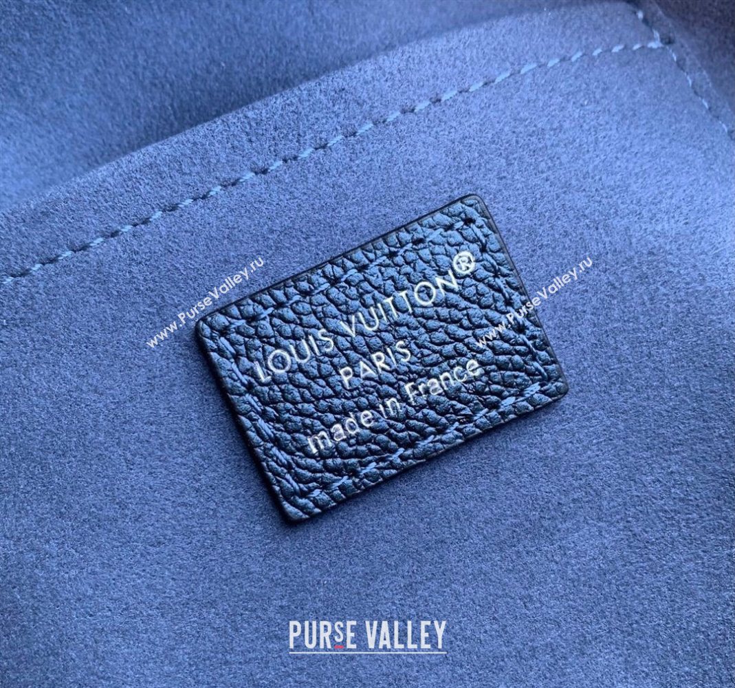 Louis Vuitton Alma BB bag in Shimmery Ink Blue Leather 2025 M26686 (KI-251126076)