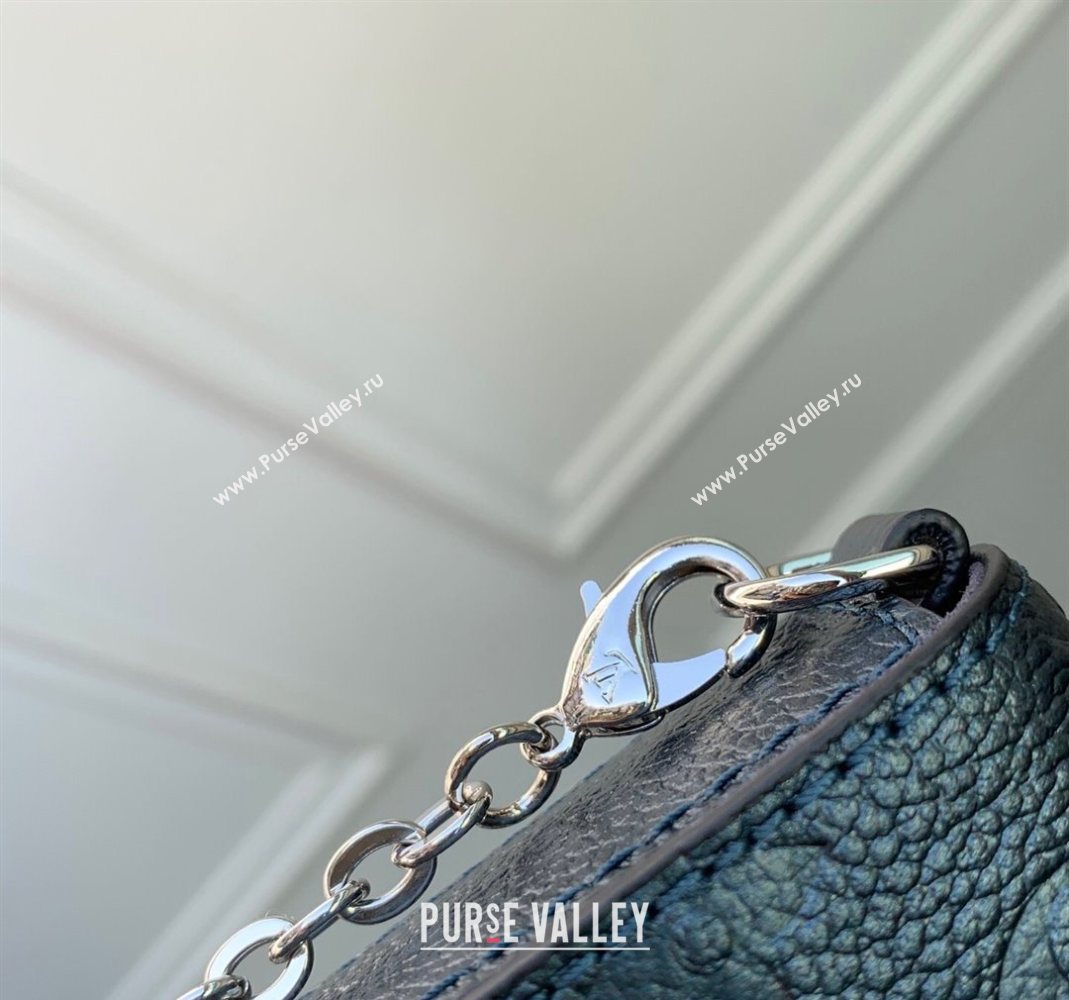 Louis Vuitton Pochette Felicie Mini Bag Shimmery Ink Blue 2025 M27048 (KI-251126077)