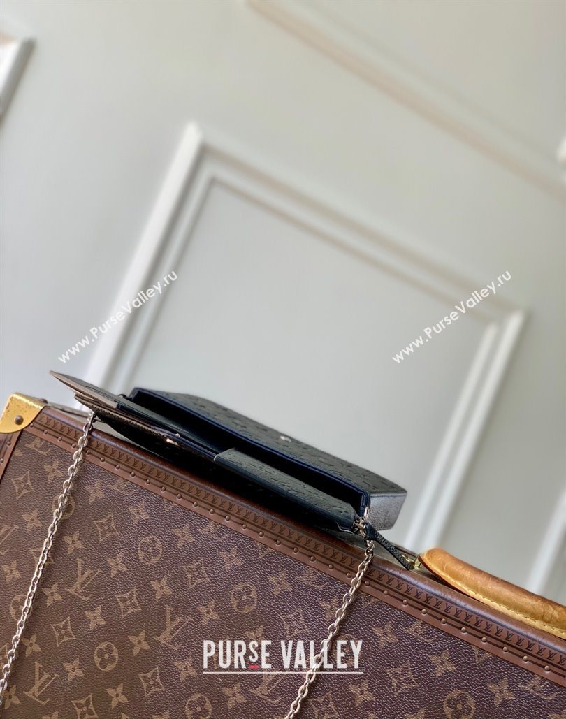 Louis Vuitton Pochette Felicie Mini Bag Shimmery Ink Blue 2025 M27048 (KI-251126077)