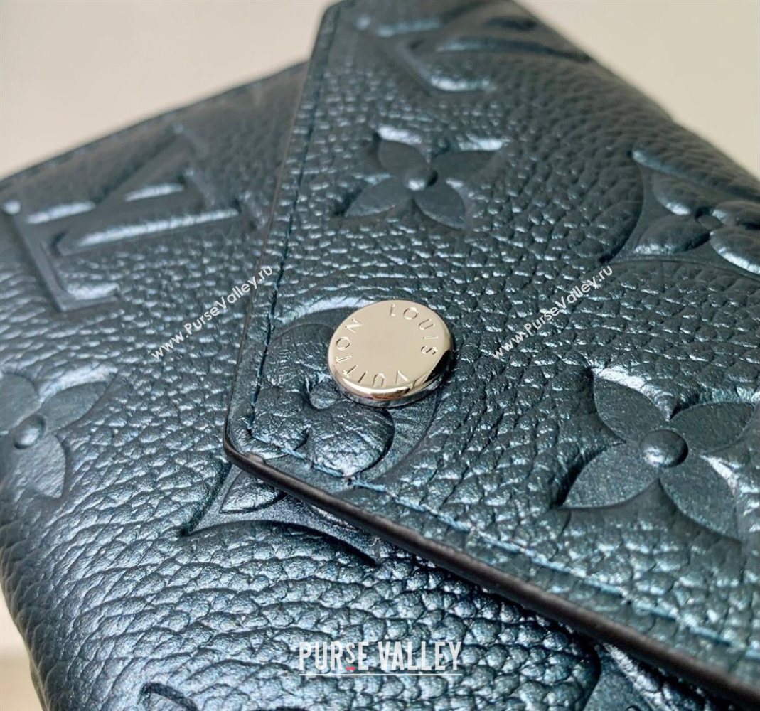 Louis Vuitton Victorine Wallet in Shimmery Ink Blue Monogram Leather M26472 2025 (KI-251126078)