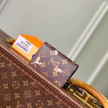 Louis Vuitton Pocket Organizer Wallet in Monogram Forest Canvas Brown 2025 M27020 (KI-251126080)
