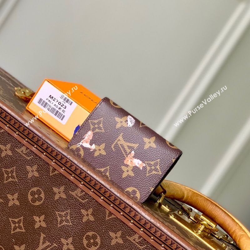 Louis Vuitton Pocket Organizer Wallet in Monogram Forest Canvas Brown 2025 M27020 (KI-251126080)
