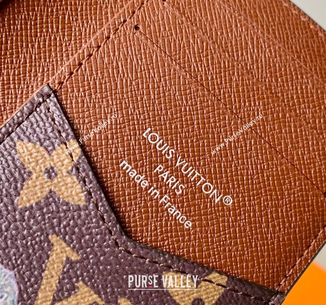 Louis Vuitton Pocket Organizer Wallet in Monogram Forest Canvas Brown 2025 M27020 (KI-251126080)