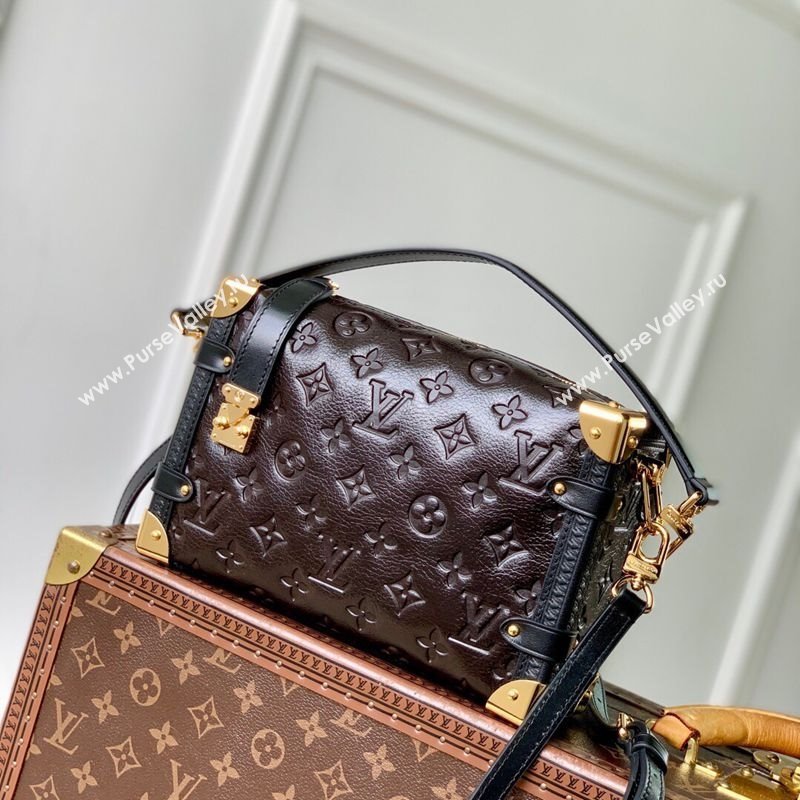 Louis Vuitton Side Trunk MM Bag in Acajou Brown Leather 2025 M26304 (KI-251126052)