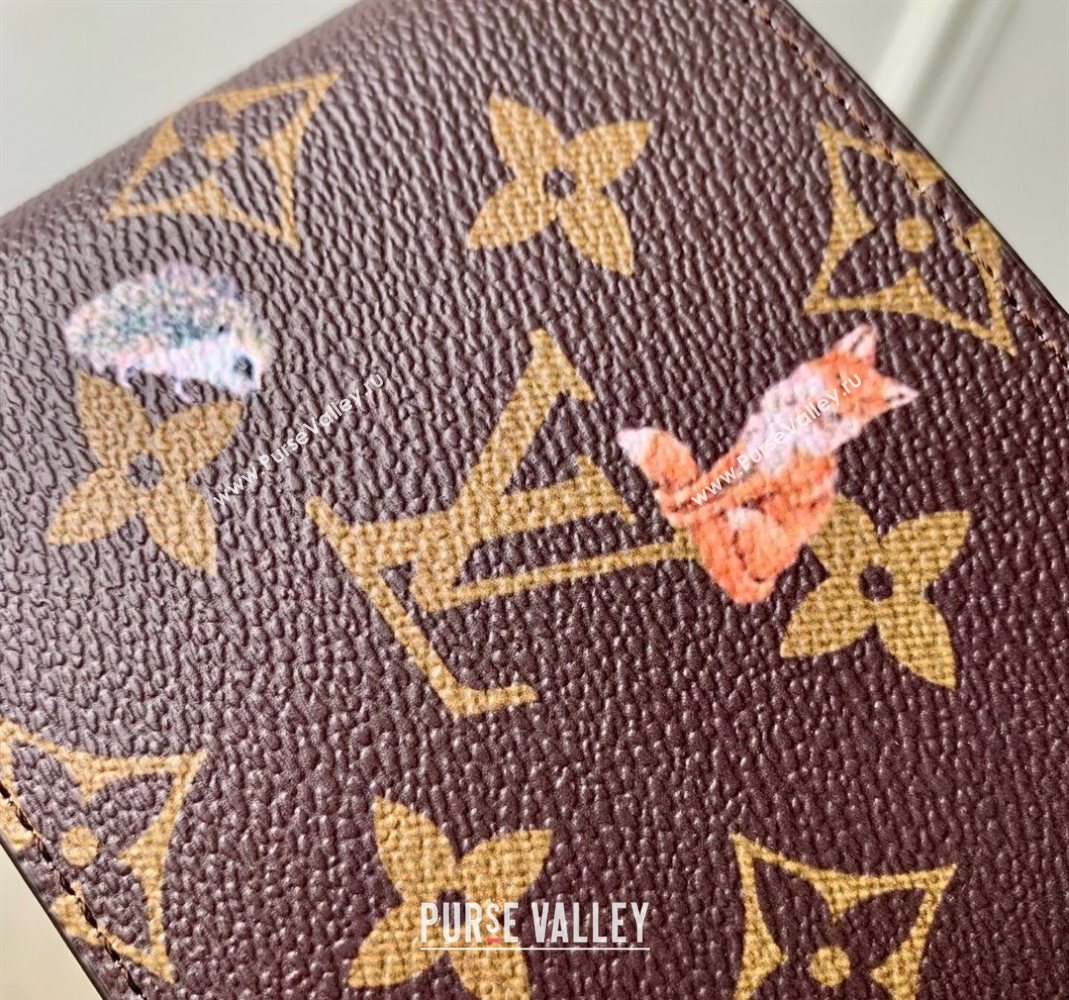 Louis Vuitton Multiple Wallet in Monogram Forest Canvas Brown 2025 M27057 (KI-251126083)