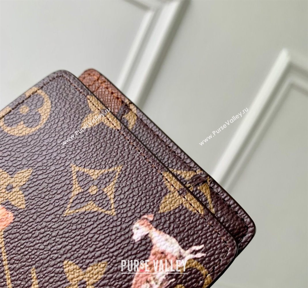 Louis Vuitton Multiple Wallet in Monogram Forest Canvas Brown 2025 M27057 (KI-251126083)