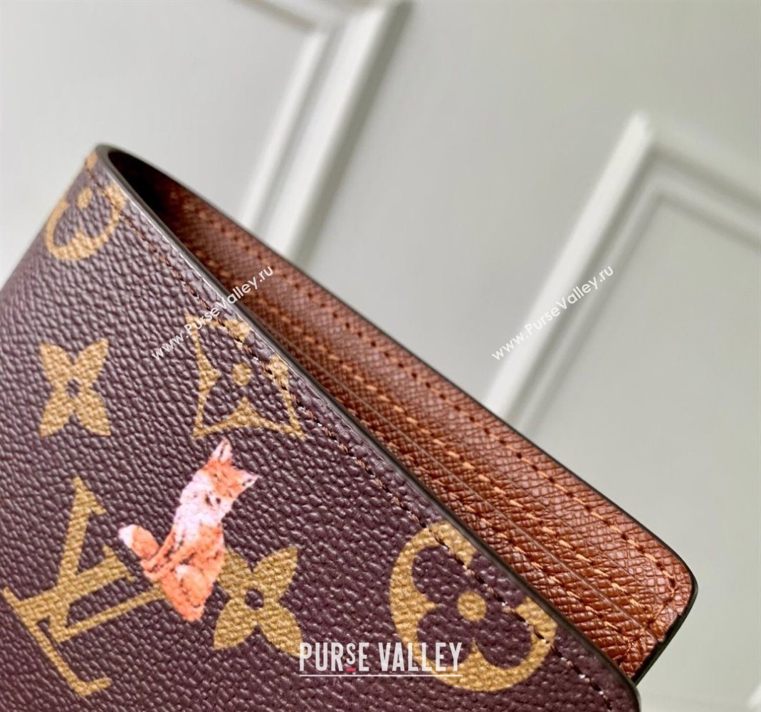 Louis Vuitton Multiple Wallet in Monogram Forest Canvas Brown 2025 M27057 (KI-251126083)