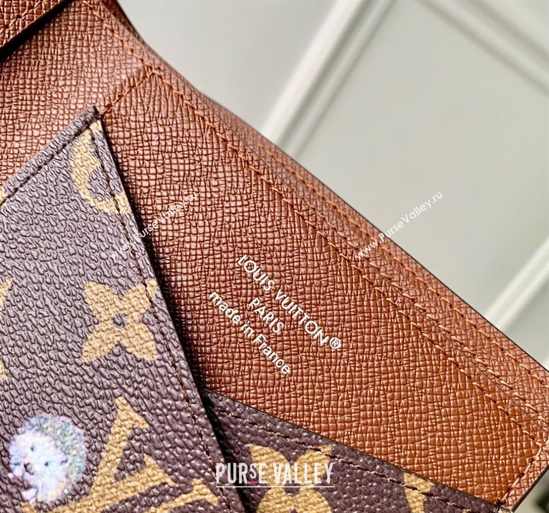 Louis Vuitton Multiple Wallet in Monogram Forest Canvas Brown 2025 M27057 (KI-251126083)