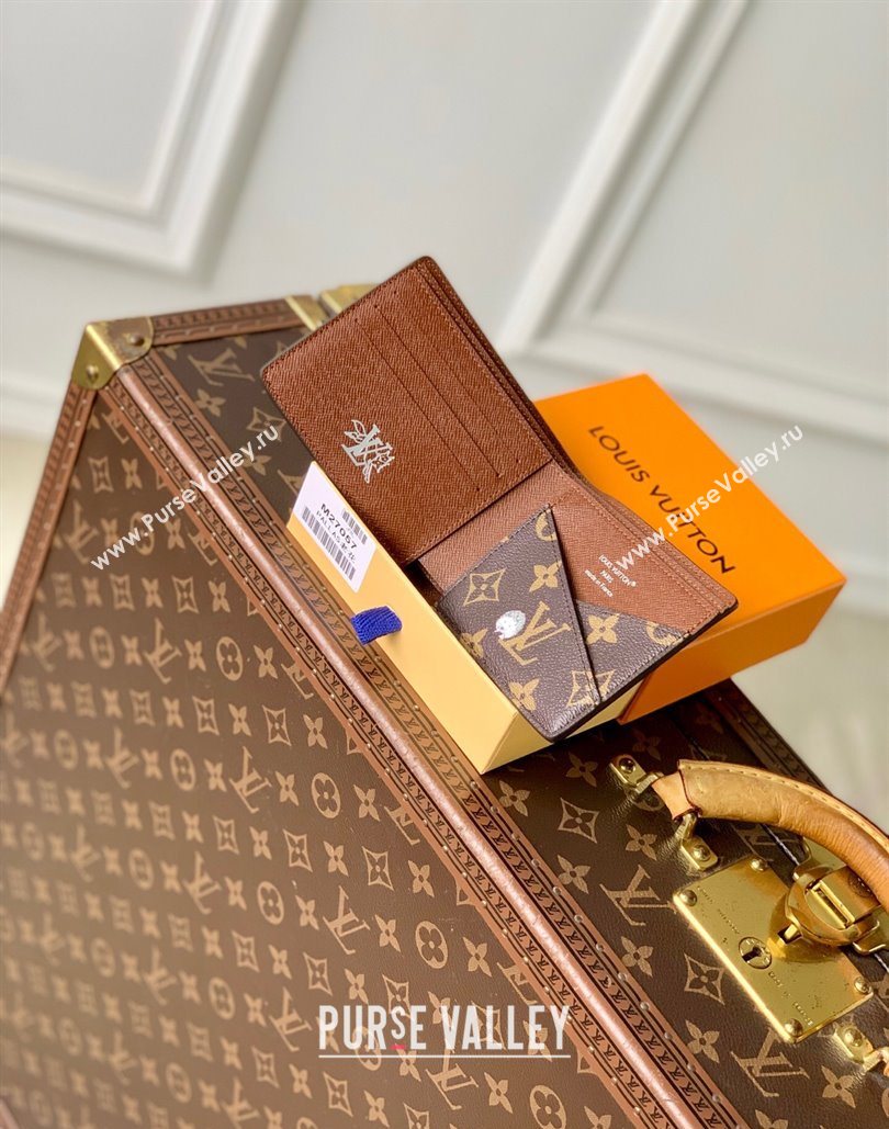 Louis Vuitton Multiple Wallet in Monogram Forest Canvas Brown 2025 M27057 (KI-251126083)