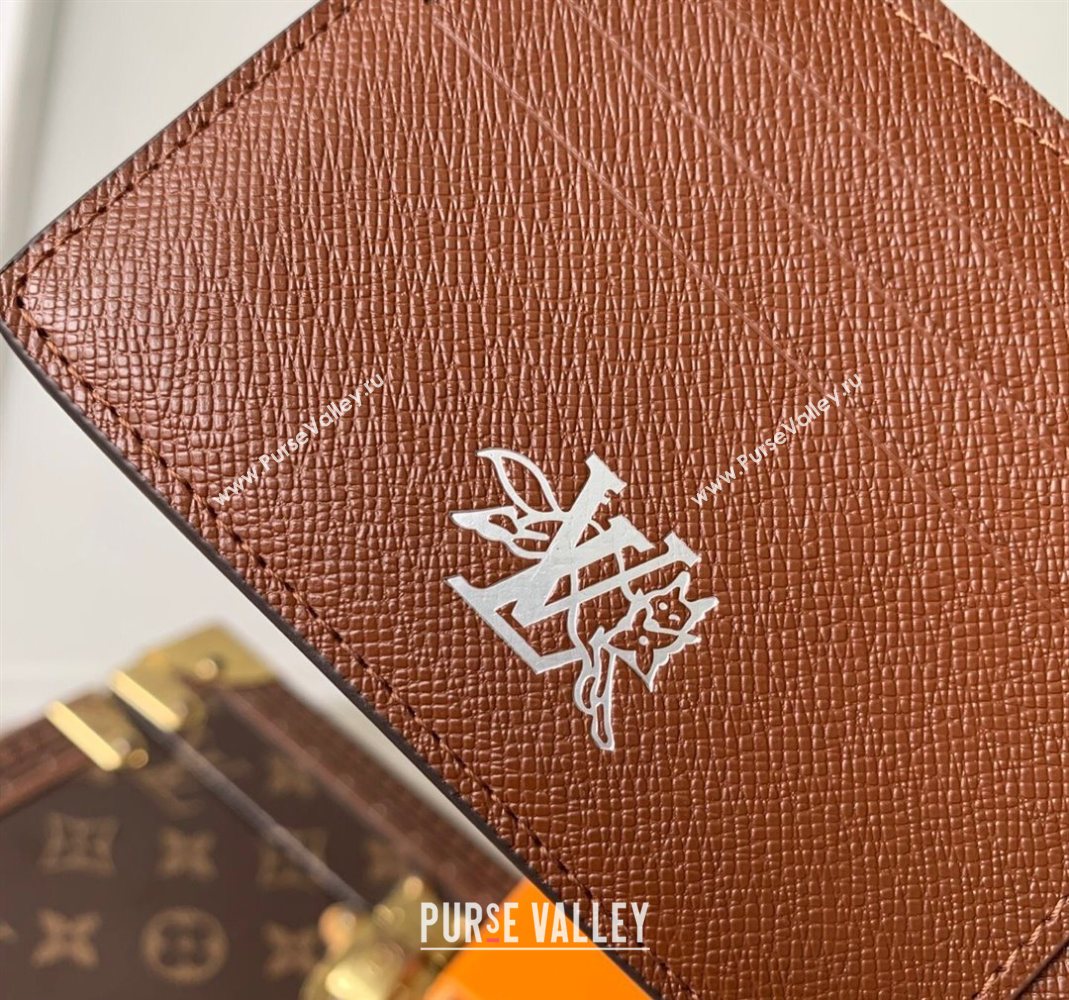 Louis Vuitton Multiple Wallet in Monogram Forest Canvas Brown 2025 M27057 (KI-251126083)