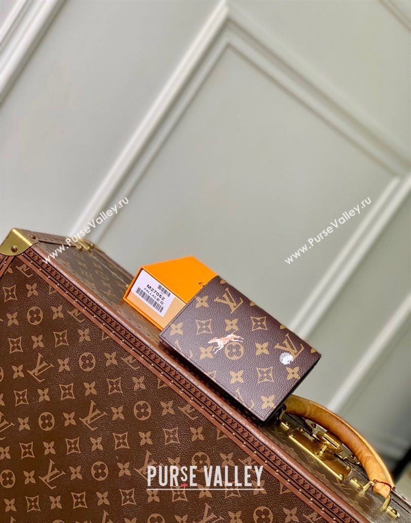 Louis Vuitton Passport Cover in Monogram Forest Canvas Brown 2025 M27023 (KI-251126086)