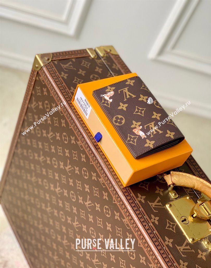 Louis Vuitton Passport Cover in Monogram Forest Canvas Brown 2025 M27023 (KI-251126086)