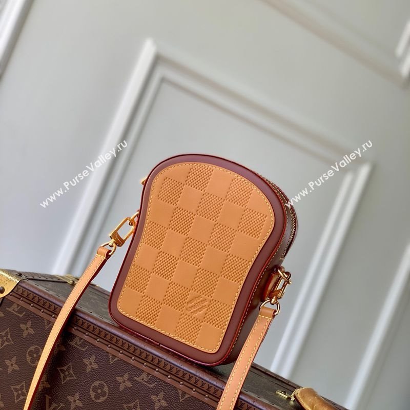 Louis Vuitton Mens Toast Wearable Wallet Mini Bag in Damier Leather M26984 2025 (KI-251126055)