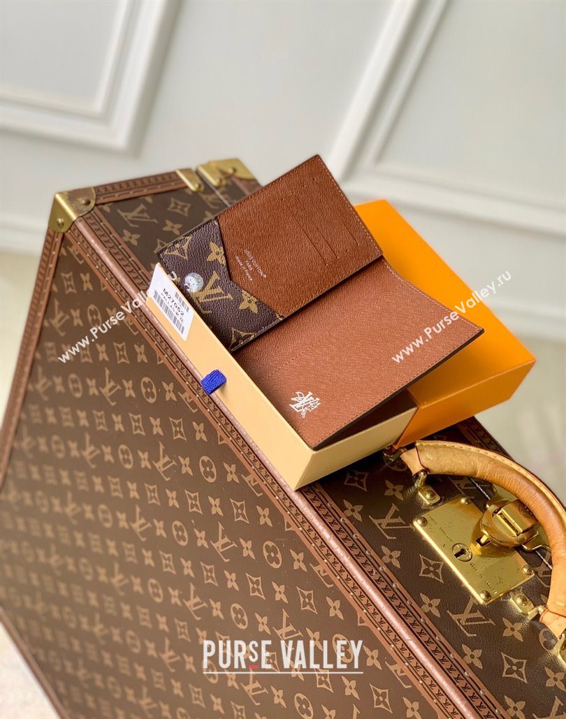 Louis Vuitton Passport Cover in Monogram Forest Canvas Brown 2025 M27023 (KI-251126086)