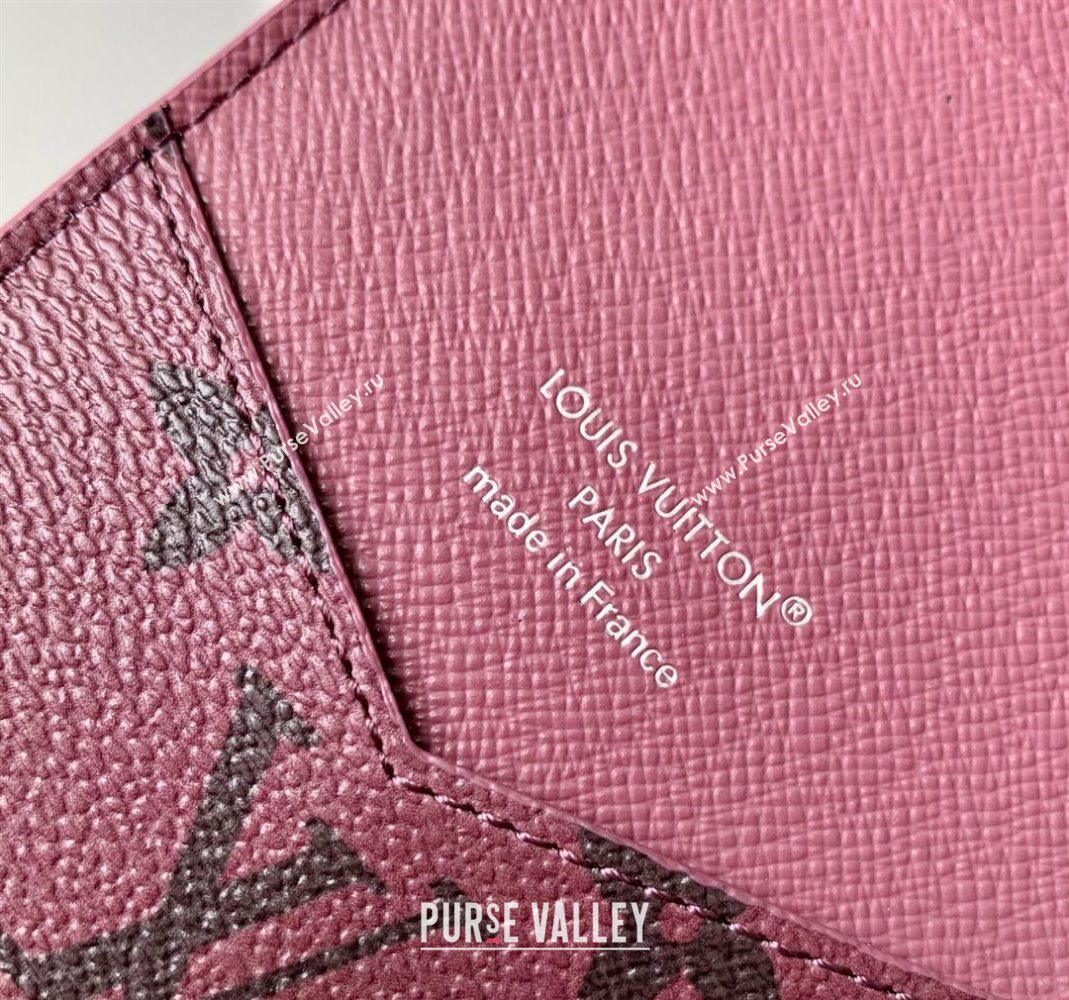 Louis Vuitton Passport Cover in Monogram Forest Canvas Burgundy 2025 M27099 (KI-251126087)
