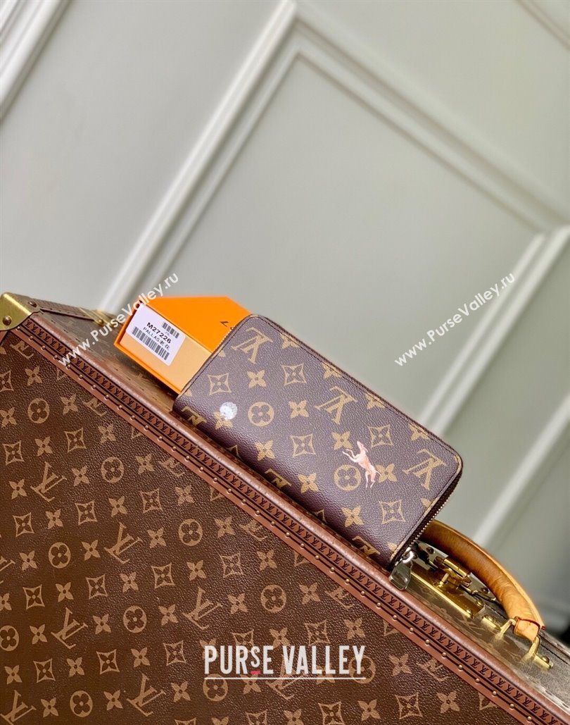 Louis Vuitton Zippy Horizontal Wallet in Monogram Forest Canvas Brown 2025 M27226 (KI-251126089)