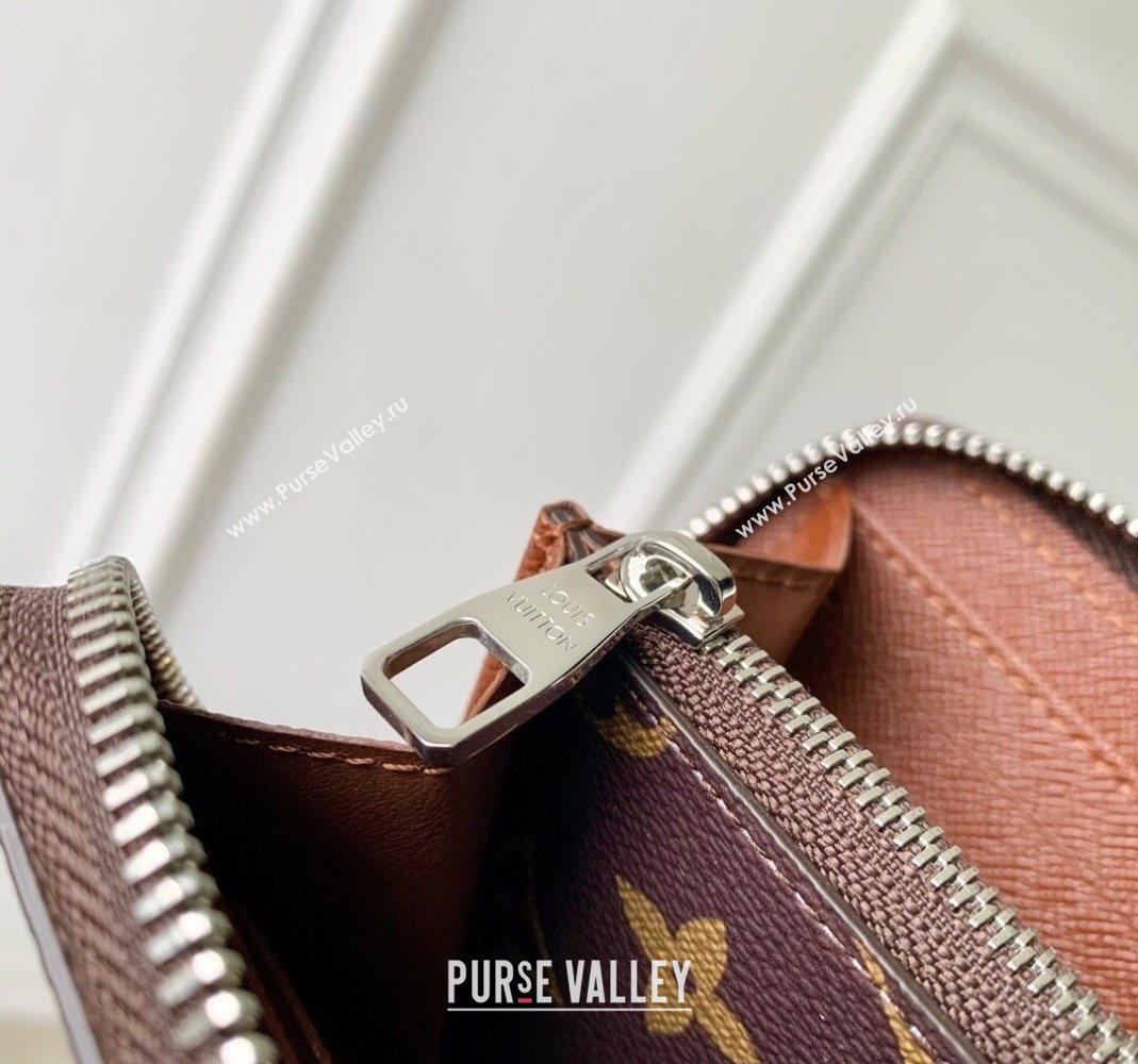 Louis Vuitton Zippy Horizontal Wallet in Monogram Forest Canvas Brown 2025 M27226 (KI-251126089)