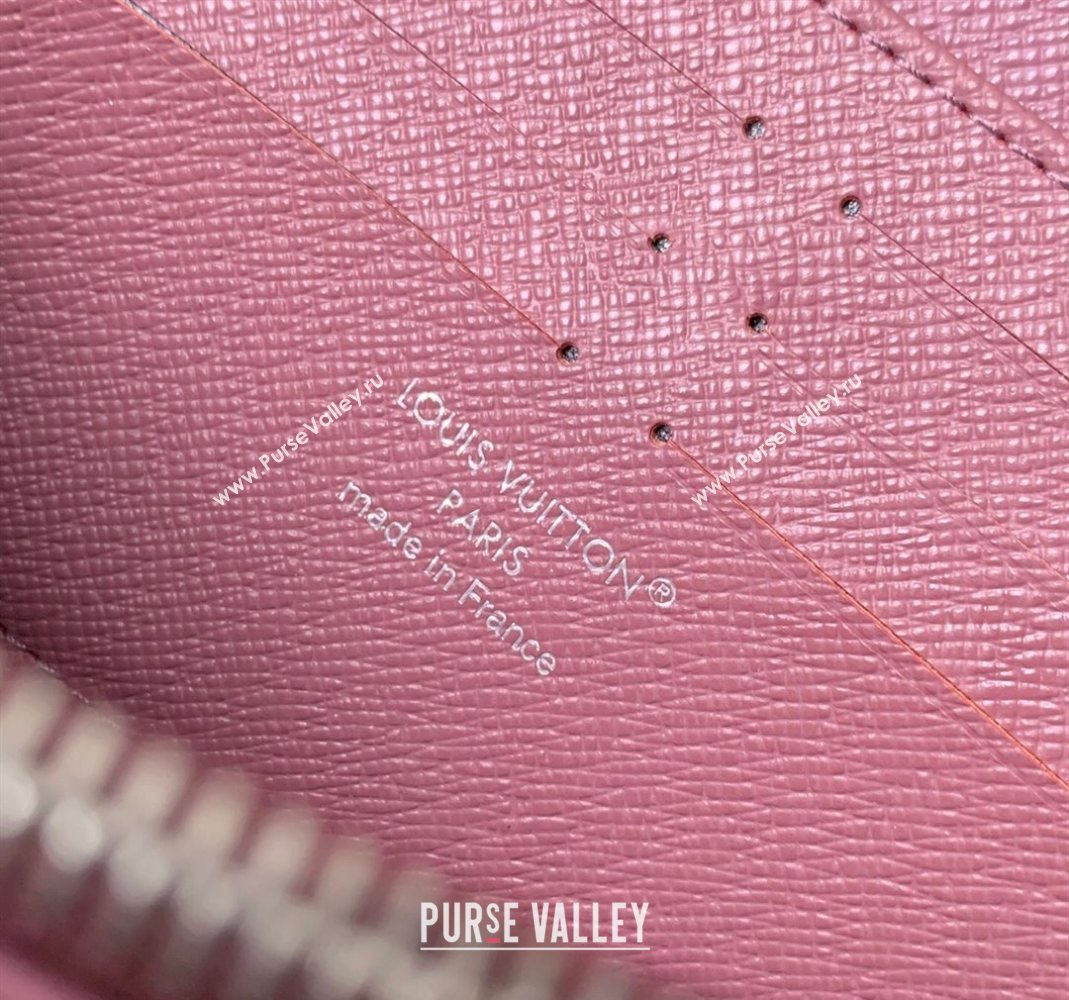 Louis Vuitton Zippy Horizontal Wallet in Monogram Forest Canvas Burgundy 2025 M27226 (KI-251126090)