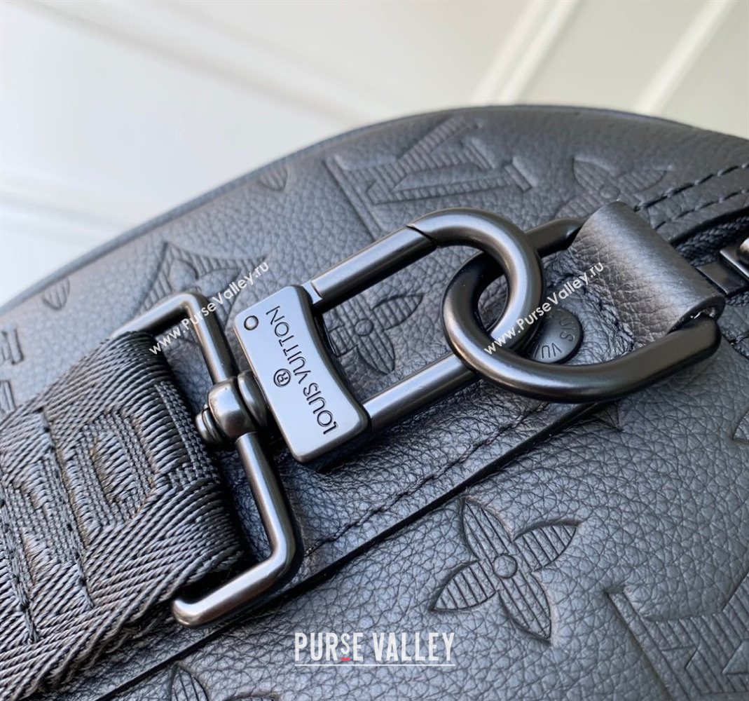 Louis Vuitton Mens City Keepall Bag in Black Monogram Shadow Leather 2025 M26750 (KI-251126092)