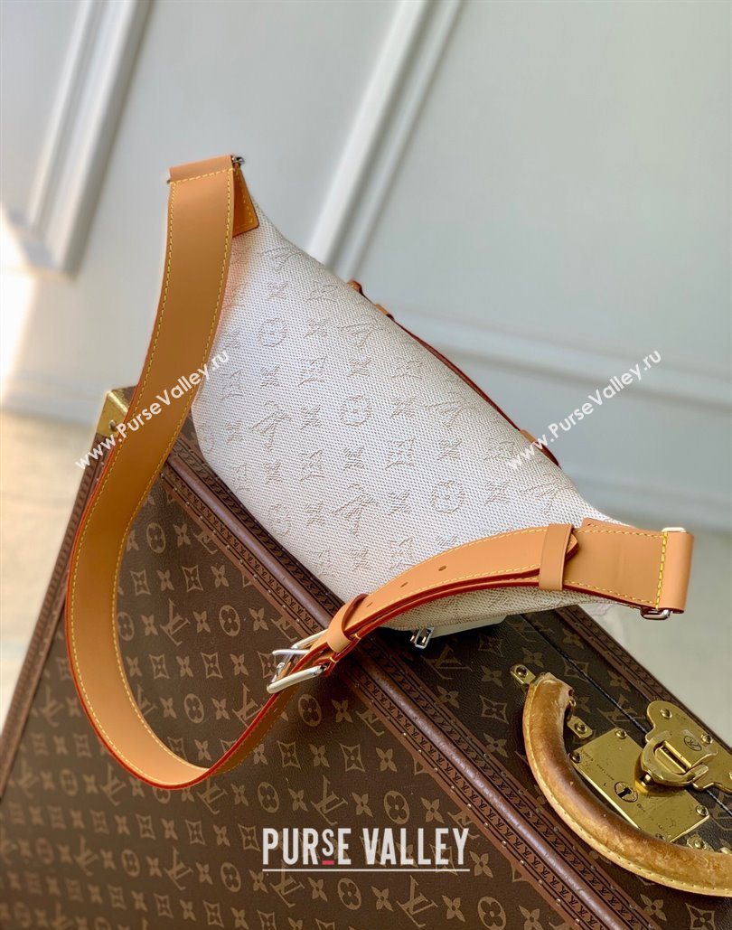 Louis Vuitton Rush Bumbag in Grey Monogram Heritage Canvas 2025 M27152 (KI-251126093)