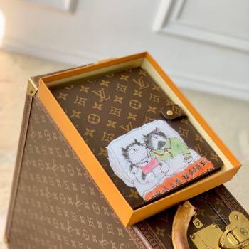 Louis Vuitton Desk Agenda Cover MM in Cat Print 2025 GI1395 (KI-251126094)