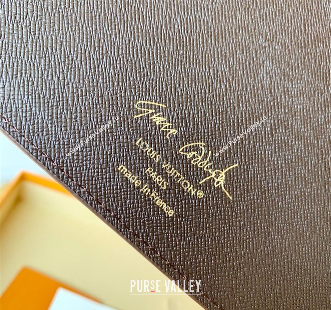 Louis Vuitton Desk Agenda Cover MM in Cat Print 2025 GI1395 (KI-251126094)