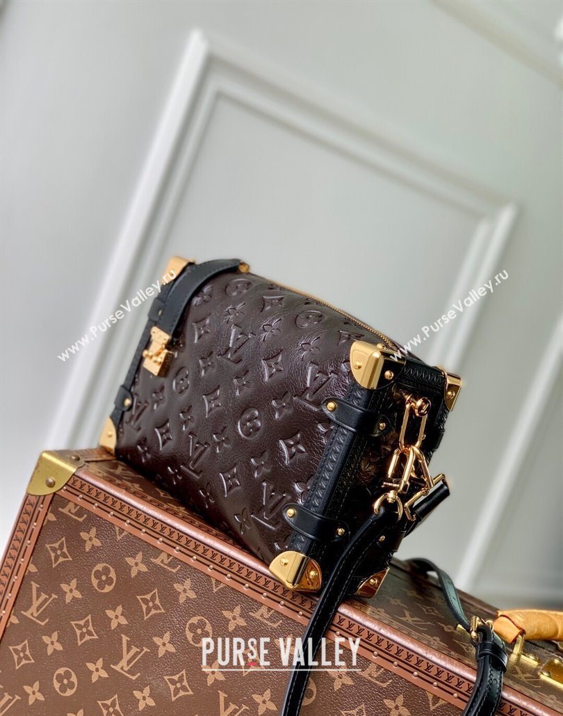 Louis Vuitton Side Trunk MM Bag in Acajou Brown Leather 2025 M26304 (KI-251126052)