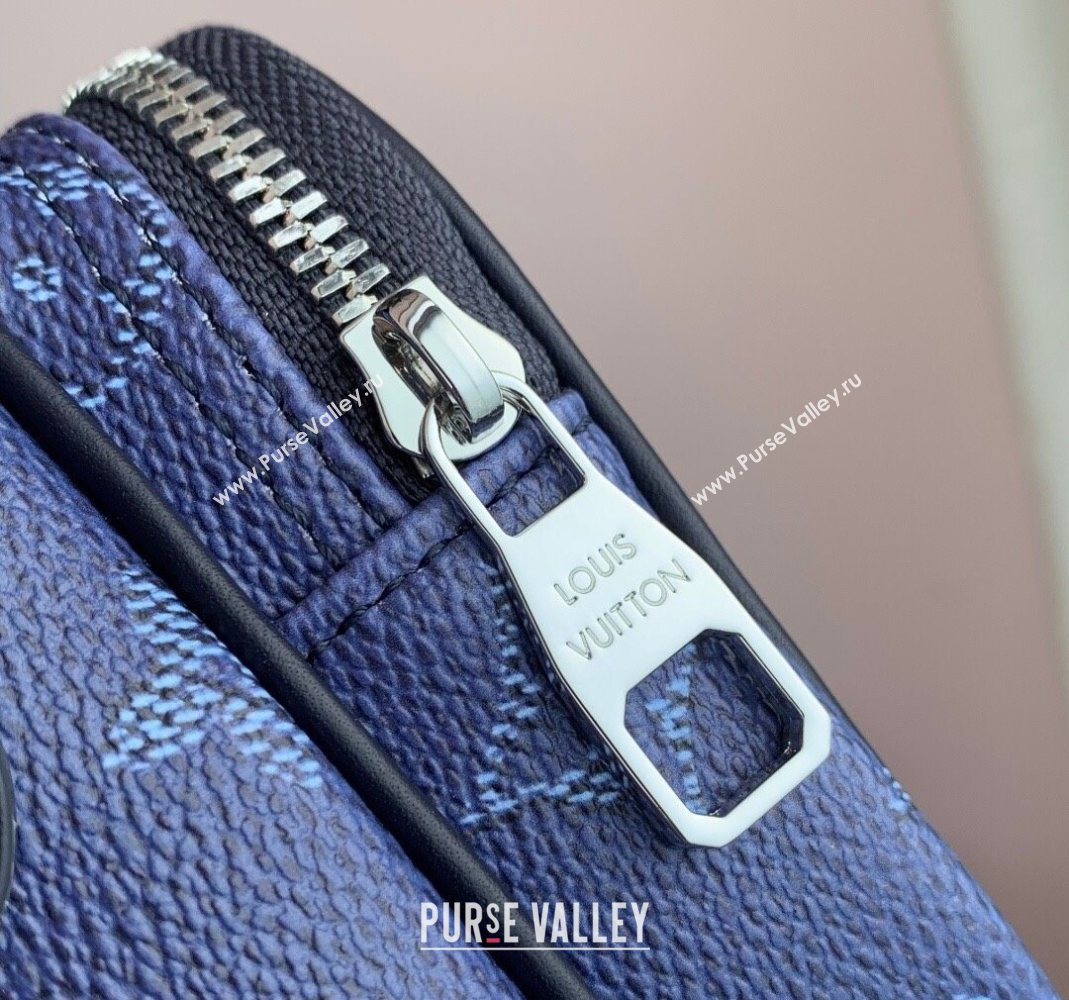 Louis Vuitton Mens Nil bag in Ocean Blue Monogram Heritage Canvas M26823 2025 (KI-251126056)