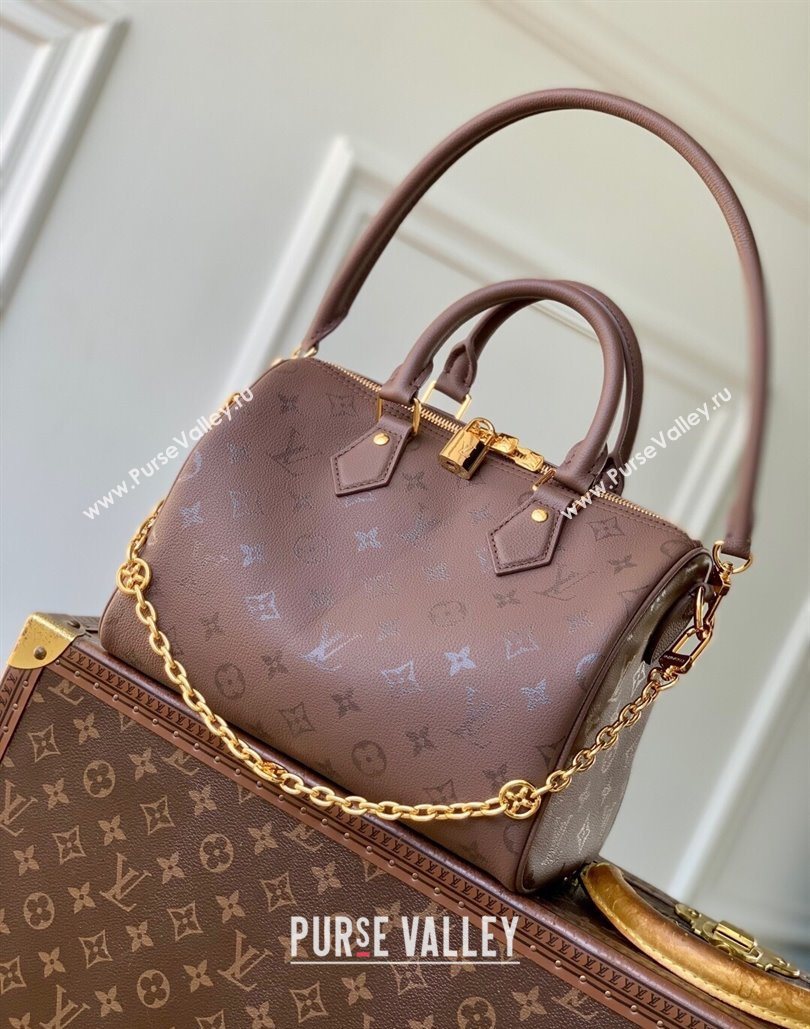 Louis Vuitton Speedy Bandouliere 25 Bag in Monogram Leather Brown 2025 M26691 (KI-251126057)