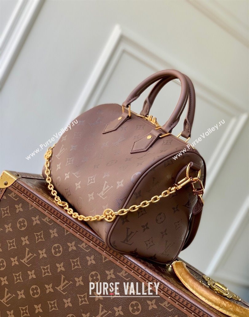 Louis Vuitton Speedy Bandouliere 25 Bag in Monogram Leather Brown 2025 M26691 (KI-251126057)