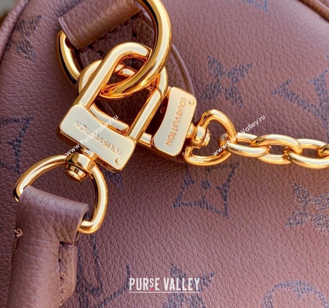 Louis Vuitton Speedy Bandouliere 25 Bag in Monogram Leather Brown 2025 M26691 (KI-251126057)