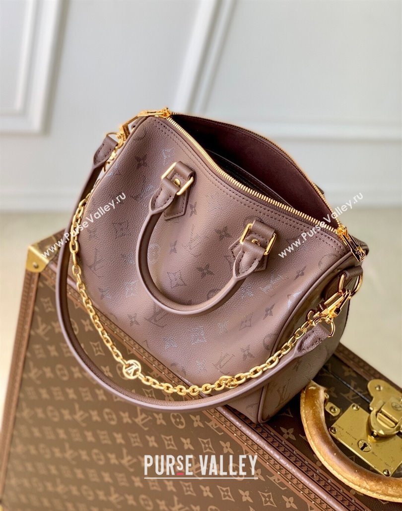 Louis Vuitton Speedy Bandouliere 25 Bag in Monogram Leather Brown 2025 M26691 (KI-251126057)