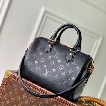 Louis Vuitton Speedy Bandouliere 25 Bag in Monogram Leather Black 2025 M26486 (KI-251126058)