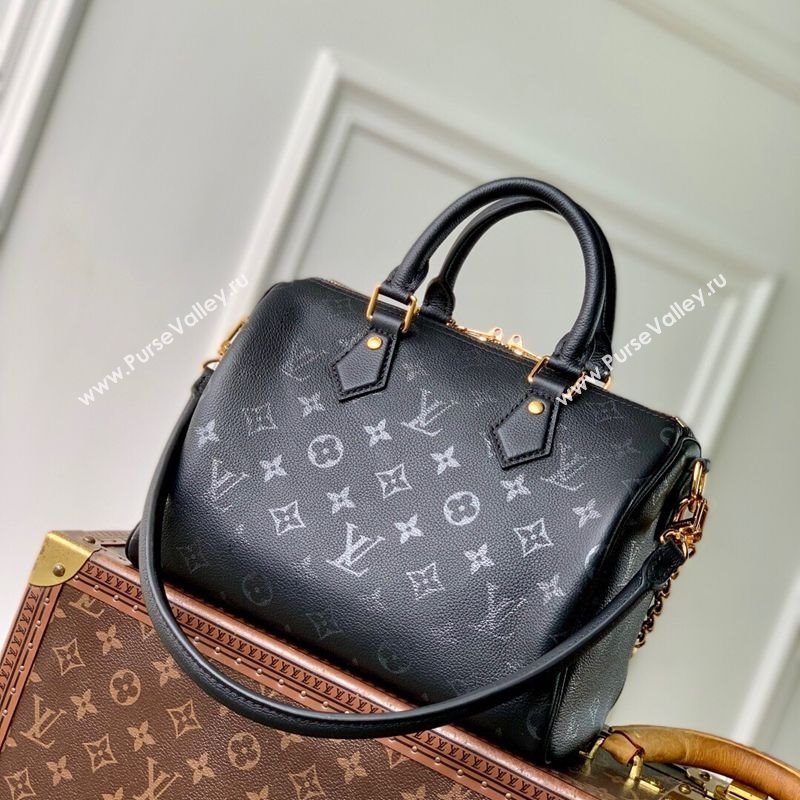Louis Vuitton Speedy Bandouliere 25 Bag in Monogram Leather Black 2025 M26486 (KI-251126058)