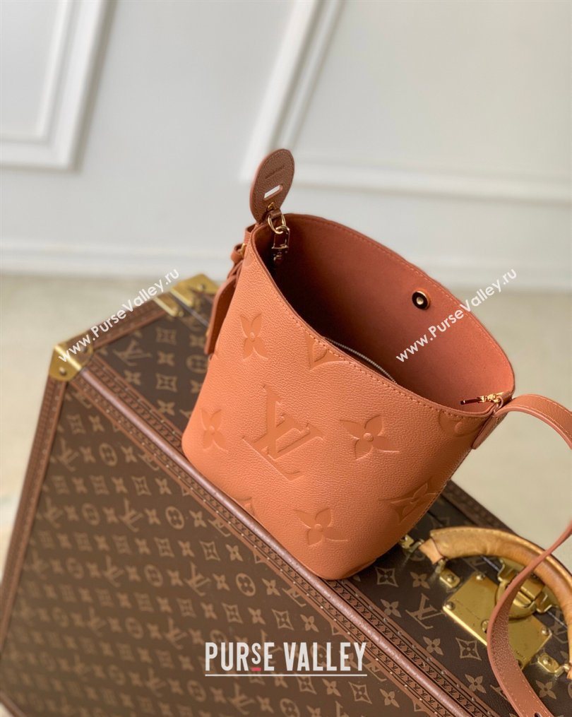 Louis Vuitton All In BB Bucket Bag in Monogram Empreinte Leather Bown 2026 M28820 (KI-260203004)