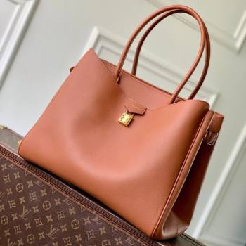 Louis Vuitton Vendome MM Tote Bag in Calfskin leather M26501 Cognac Brown 2026 (KI-260202019)