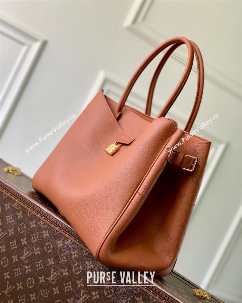 Louis Vuitton Vendome MM Tote Bag in Calfskin leather M26501 Cognac Brown 2026 (KI-260202019)