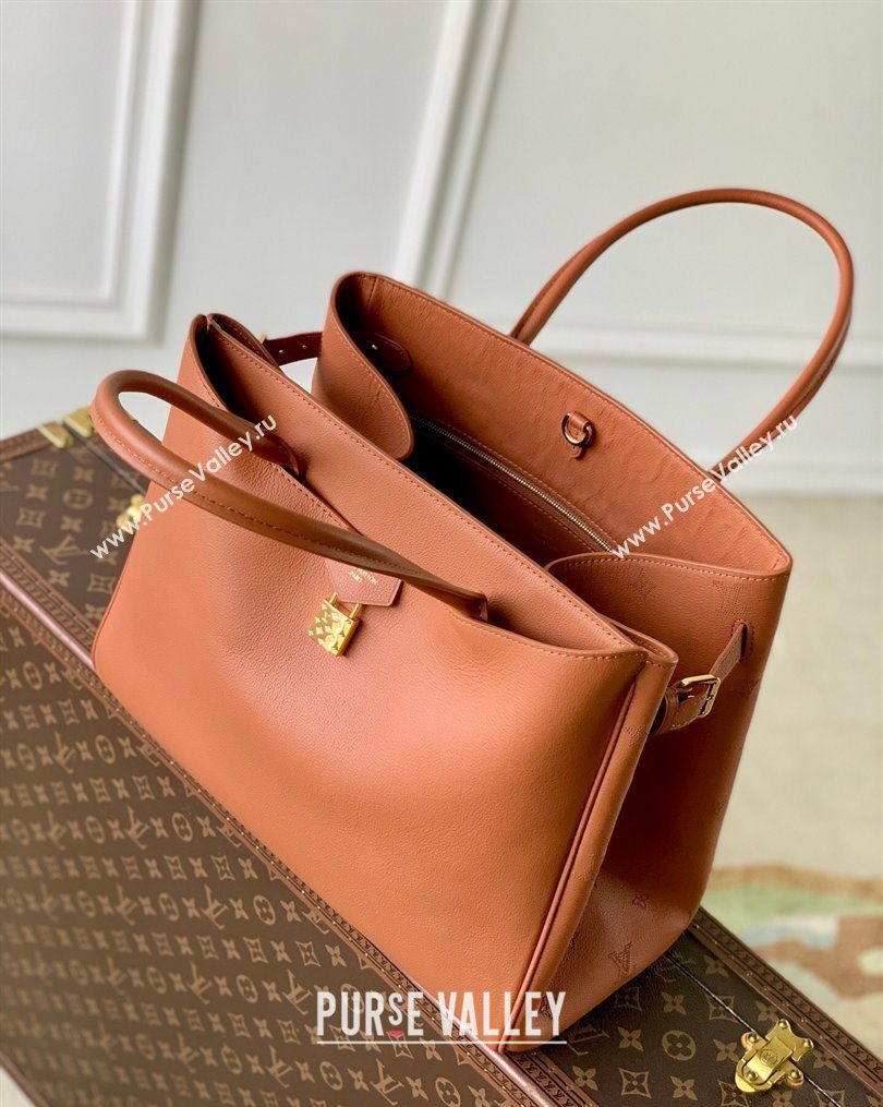 Louis Vuitton Vendome MM Tote Bag in Calfskin leather M26501 Cognac Brown 2026 (KI-260202019)