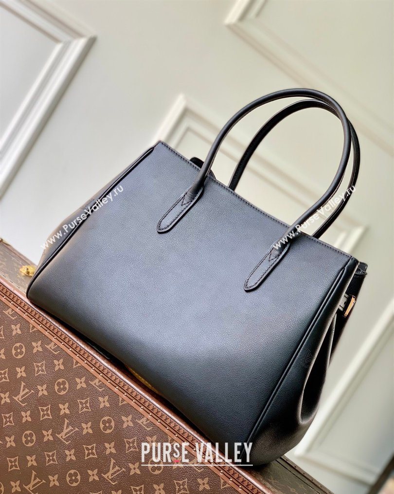 Louis Vuitton Vendome MM Tote Bag in Calfskin leather M26338 Black 2026 (KI-260202018)