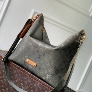 Louis Vuitton Mens Vagabond Hobo Bag in Green Monogram Surplus Canvas 2026 M27181 (KI-260202027)