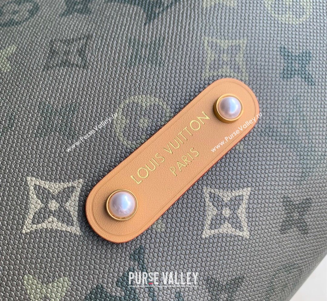 Louis Vuitton Mens Vagabond Hobo Bag in Green Monogram Surplus Canvas 2026 M27181 (KI-260202027)