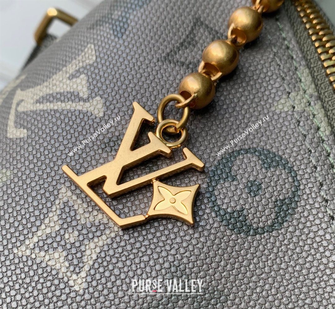 Louis Vuitton Mens Vagabond Hobo Bag in Green Monogram Surplus Canvas 2026 M27181 (KI-260202027)