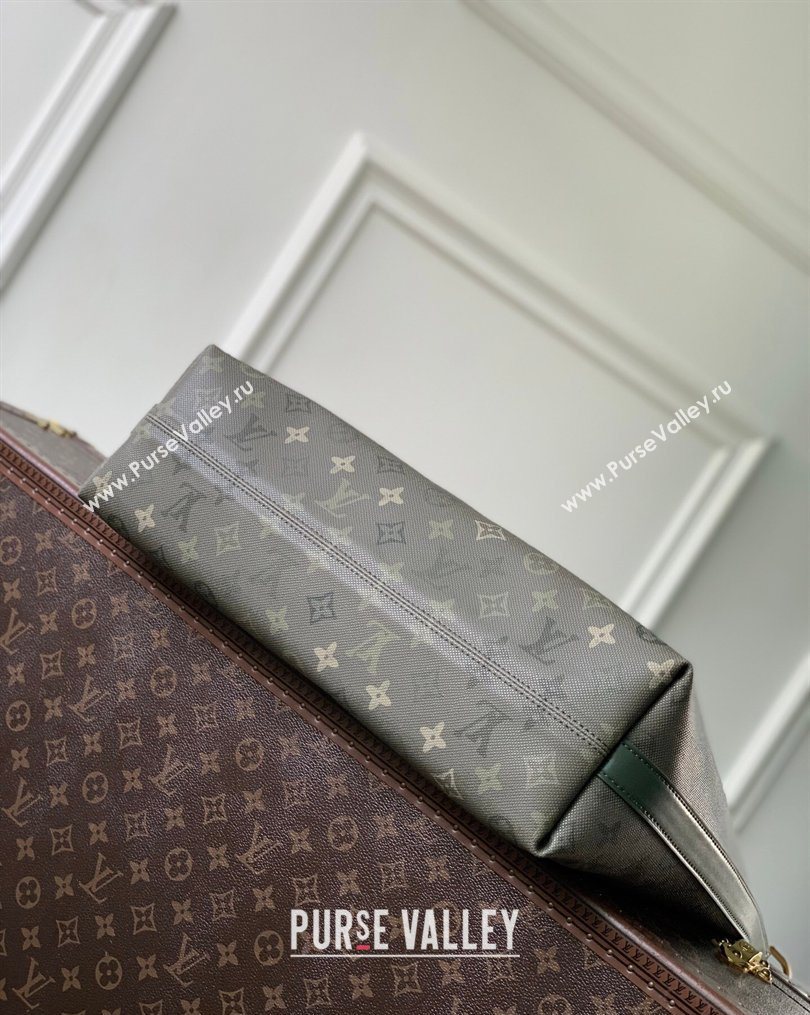 Louis Vuitton Mens Vagabond Hobo Bag in Green Monogram Surplus Canvas 2026 M27181 (KI-260202027)